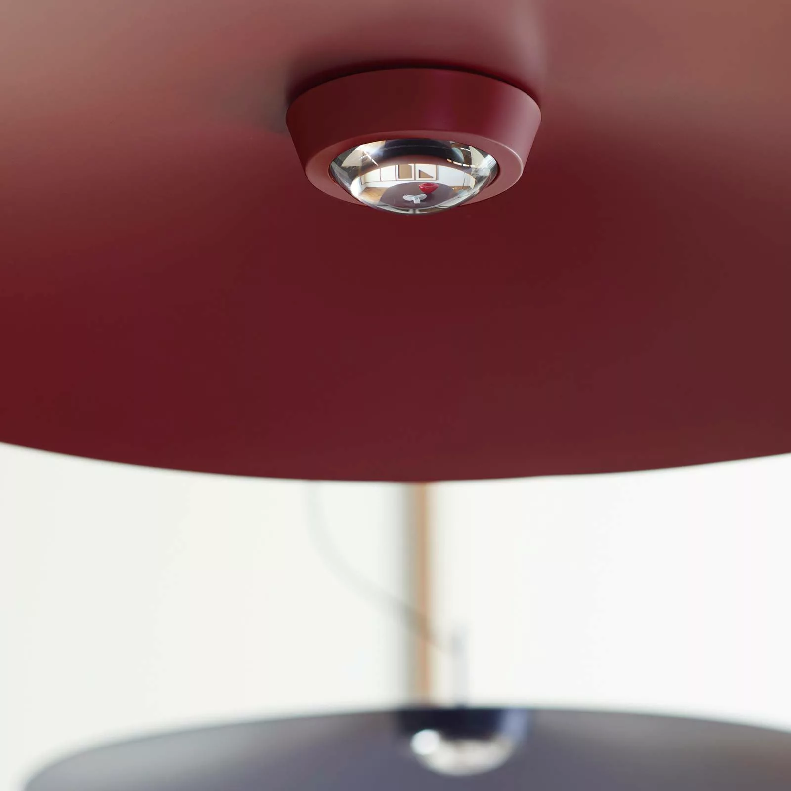Luceplan Koinè LED-Hängeleuchte 927 Ø110cm rot günstig online kaufen