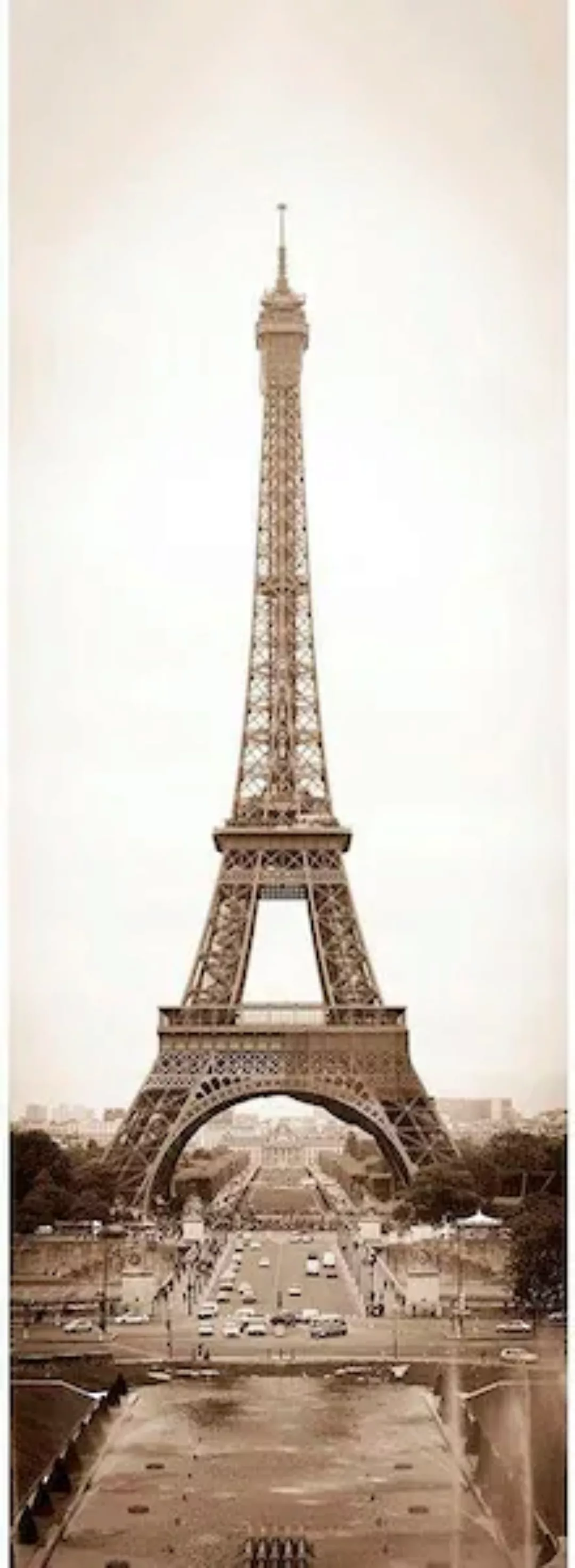 Dekopanel "Eiffelturm" 1,00x2,80 m / Glattvlies Klassik günstig online kaufen
