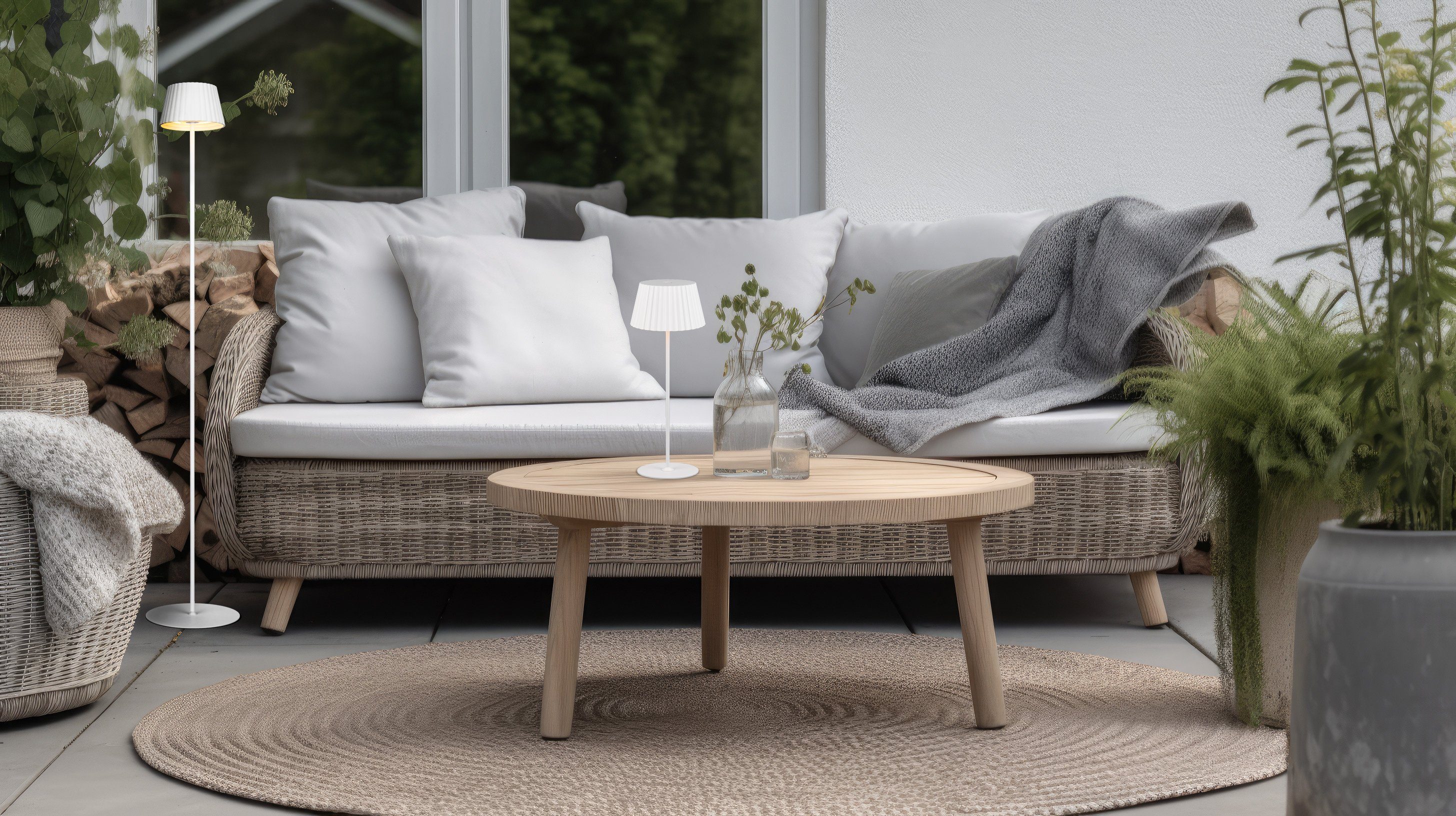 Reality Leuchten LED Außen-Stehlampe SUAREZ, Dimmfunktion, günstig online kaufen