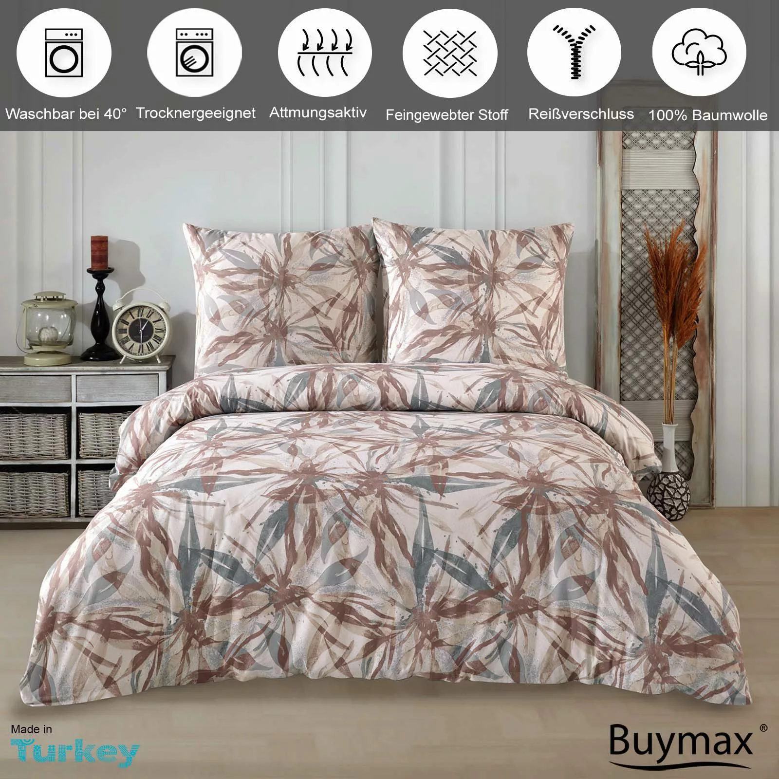 Buymax Bettwäsche Dorina, Bettgarnitur, Bettbezug Set, günstig online kaufen