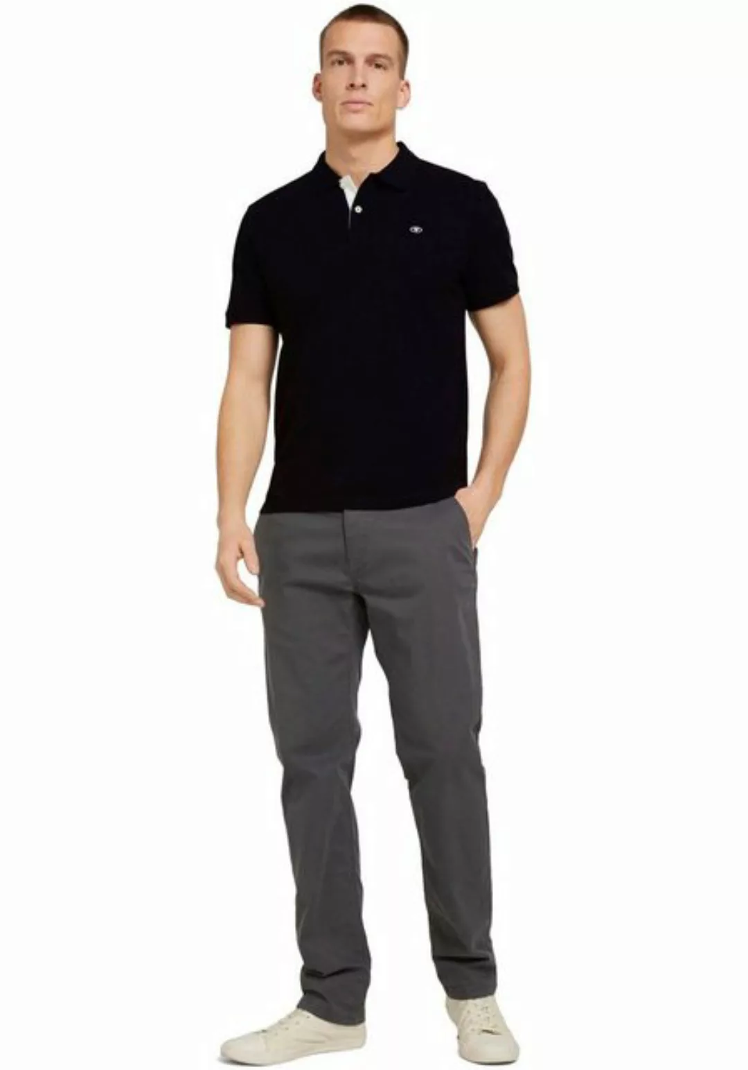 TOM TAILOR Poloshirt mit Knopfleiste und Logo günstig online kaufen