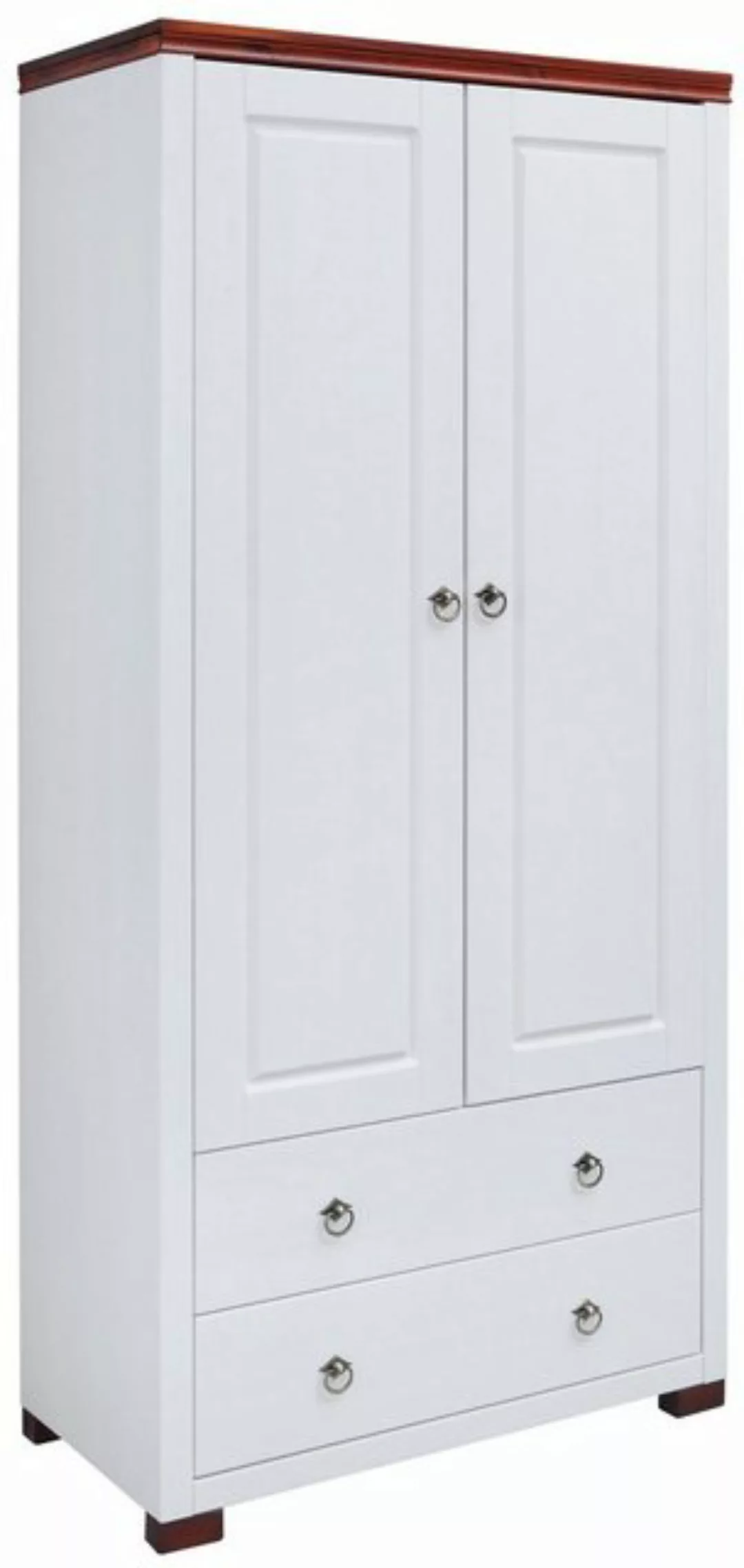 Home affaire Kleiderschrank Gotland Breite 80 cm, Höhe 178 cm, aus massiver günstig online kaufen