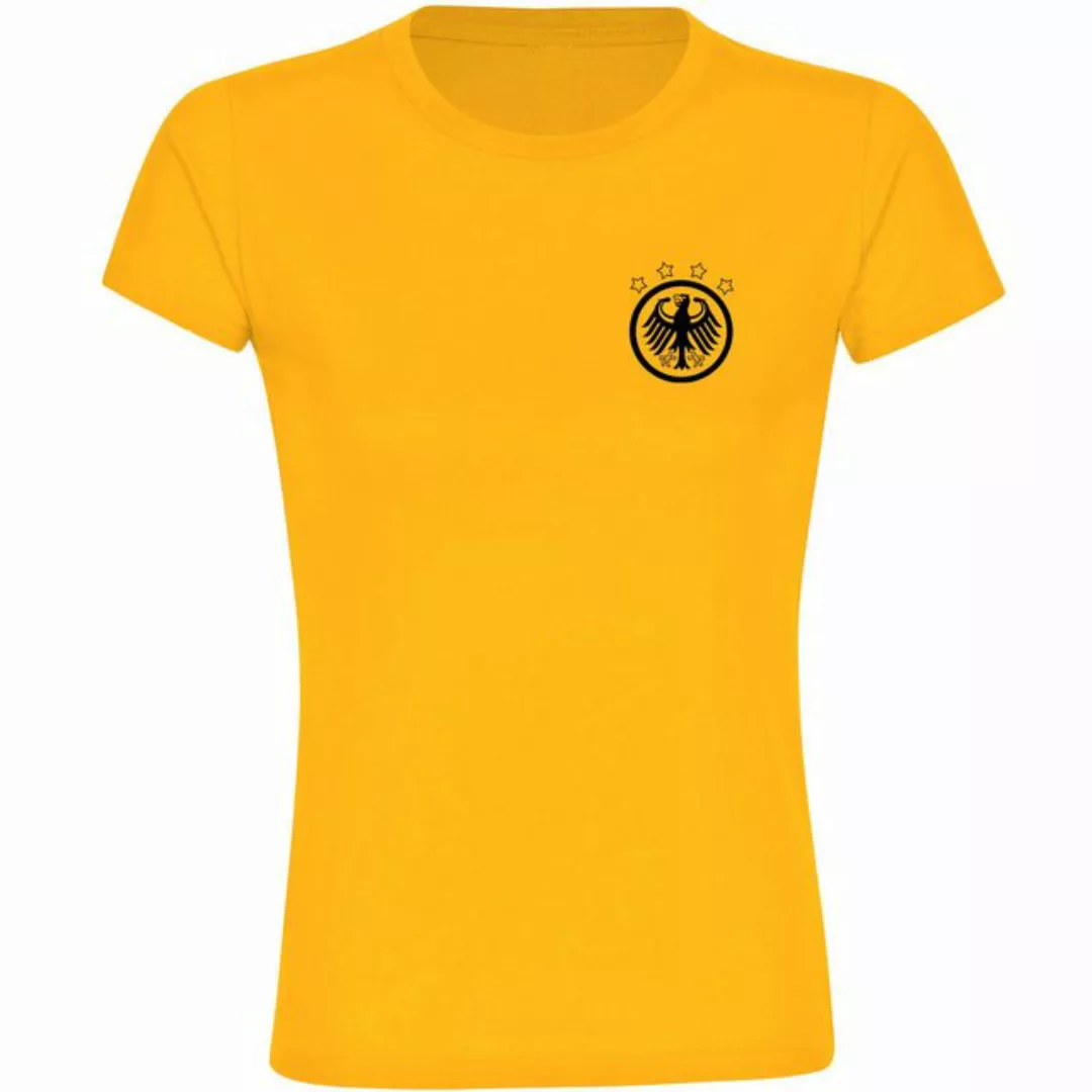 multifanshop T-Shirt Damen Deutschland - Adler Retro - Frauen günstig online kaufen