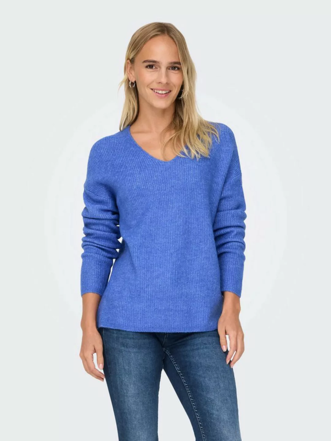 ONLY V-Ausschnitt-Pullover ONLCAMILLA V-NECK L/S PULLOVER KNT NOOS günstig online kaufen