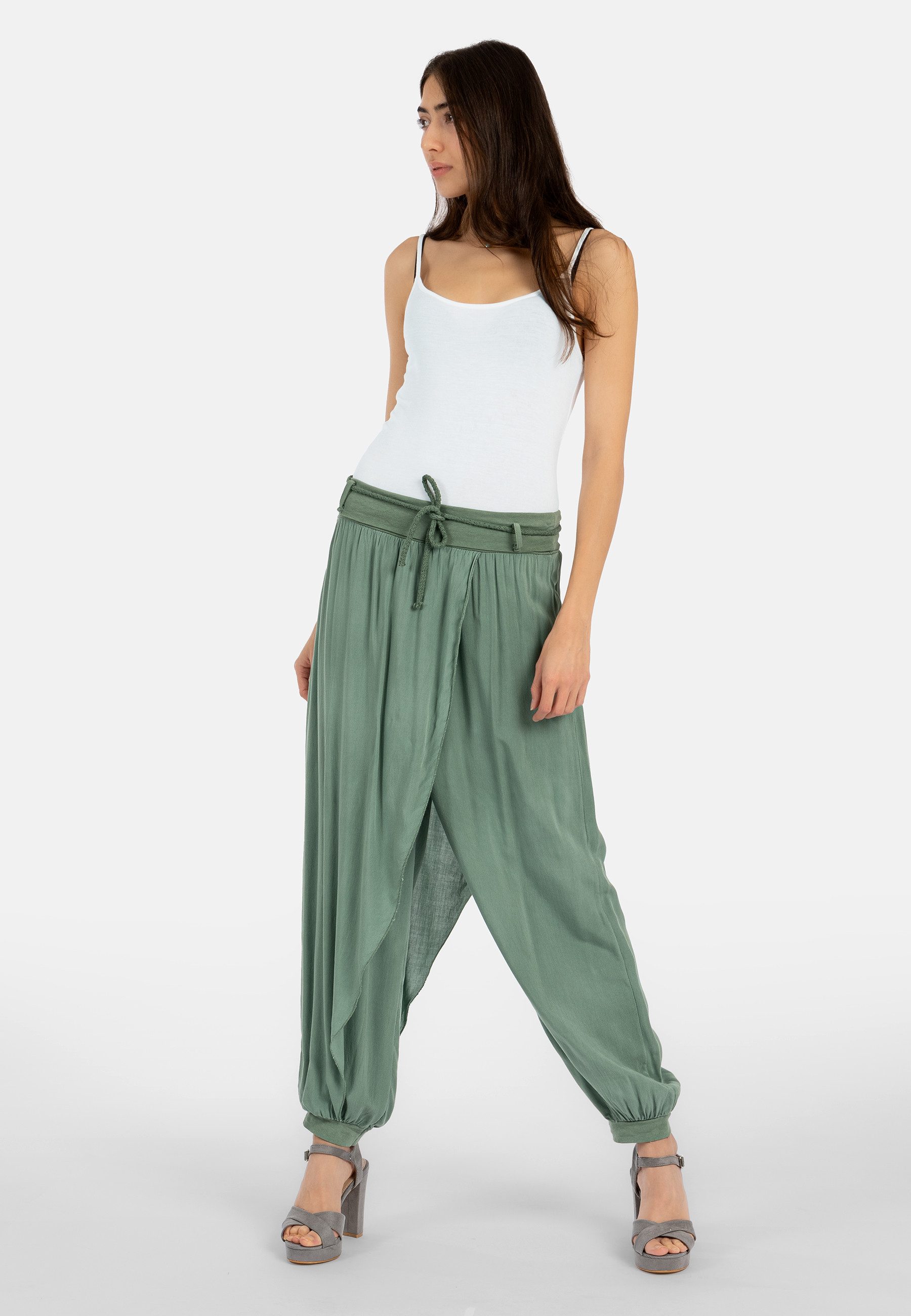 Caspar Stoffhose KHS054 leichte Damen Sommer günstig online kaufen