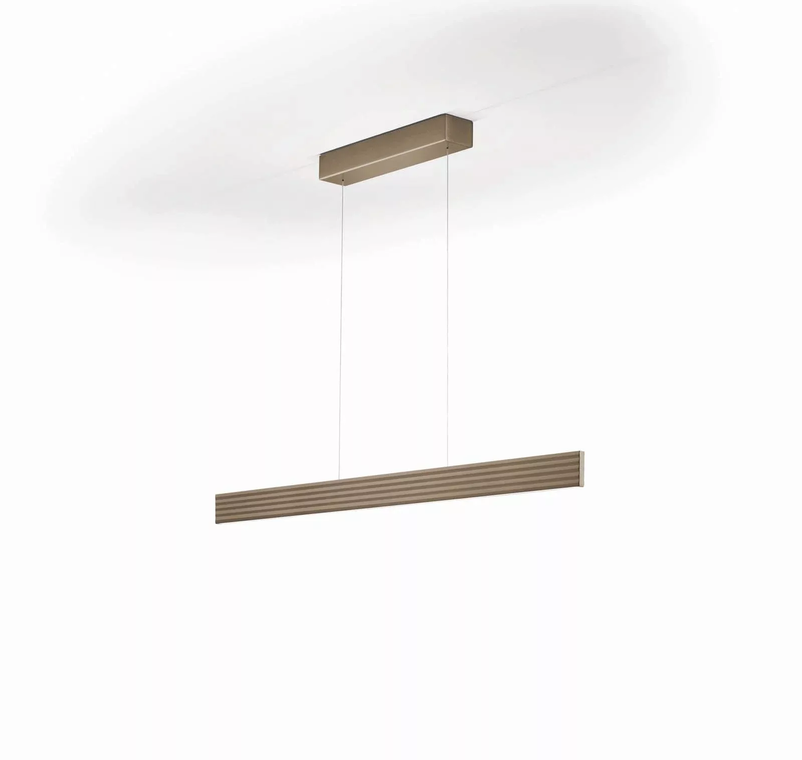 LED-Hängeleuchte Fara, up/down, Länge 112cm bronze günstig online kaufen