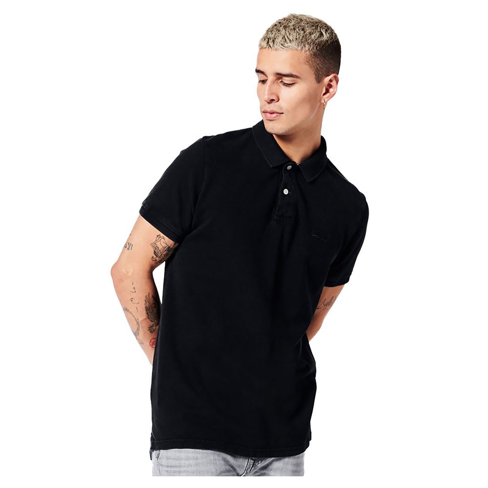 Superdry Vint Destroy Kurzarm-polo XL Black günstig online kaufen