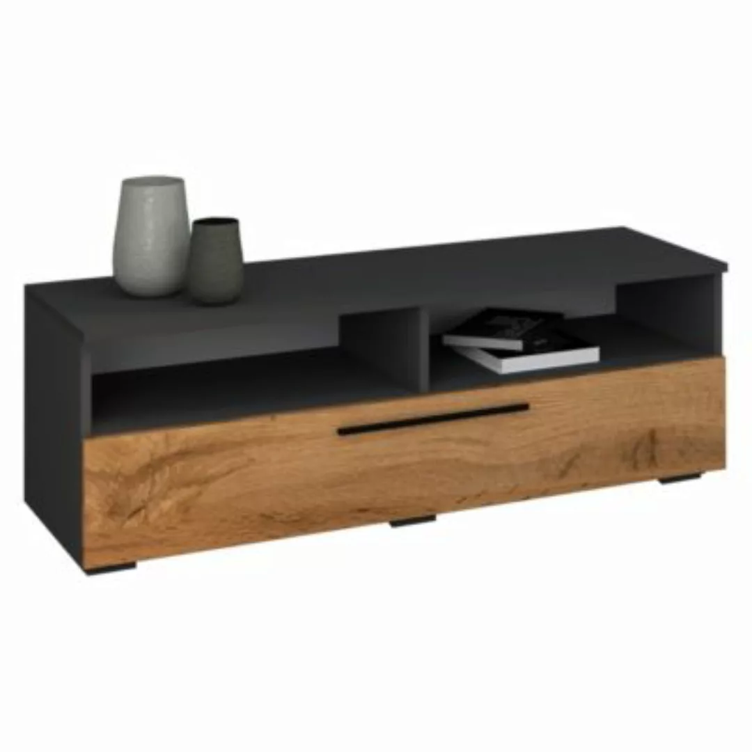 VCM Holz TV Lowboard Möbel Fernsehschrank Tisch Konsole Fernsehtisch Arila günstig online kaufen