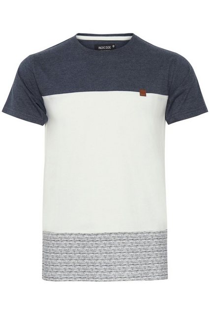 Indicode T-Shirt IDRemmond T-Shirt im Colorblock-Look günstig online kaufen