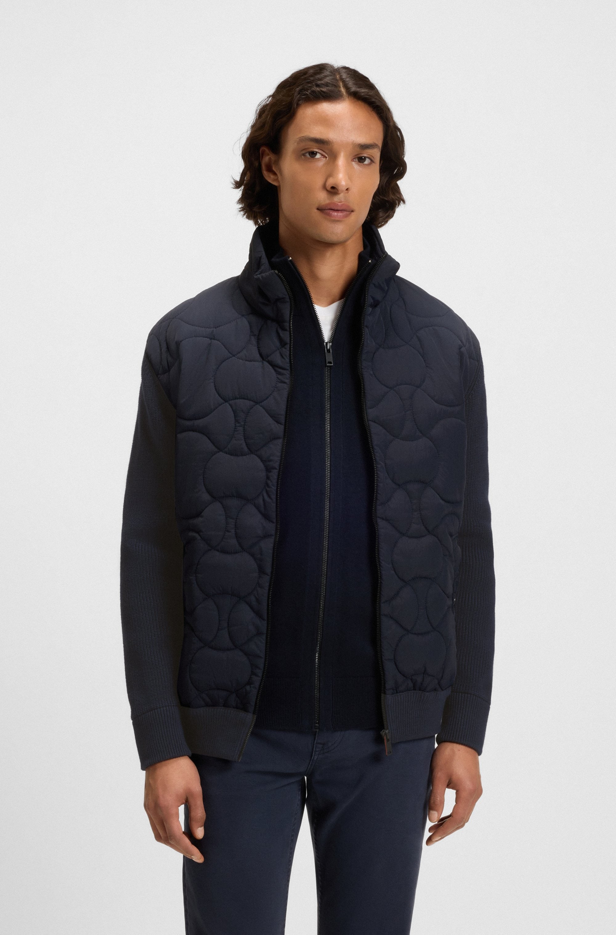 BOSS ORANGE Outdoorjacke "Kavietor", mit leicht wattiertem Vorderteil günstig online kaufen