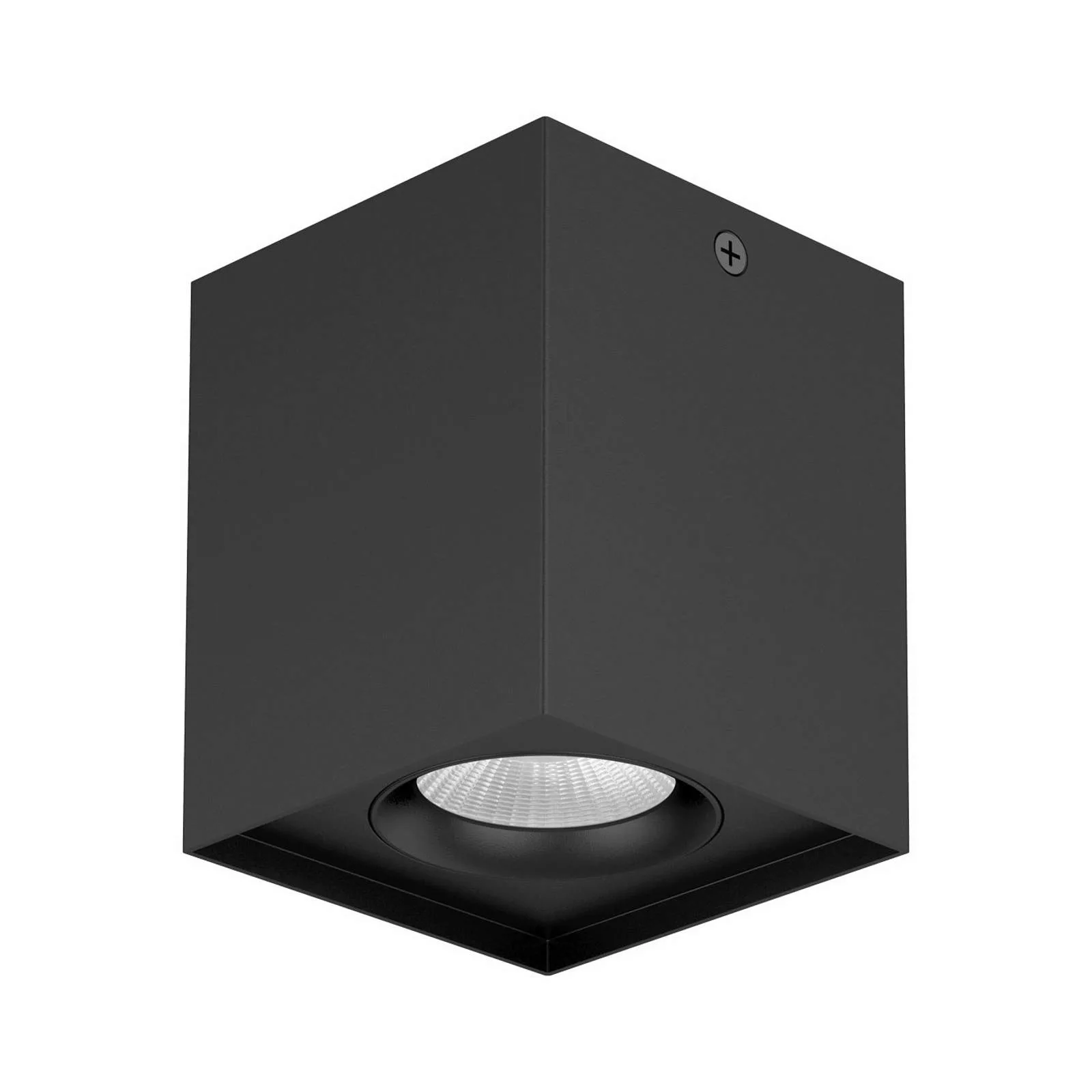 EVN Kardanus LED-Deckenleuchte, 9x9cm, schwarz günstig online kaufen