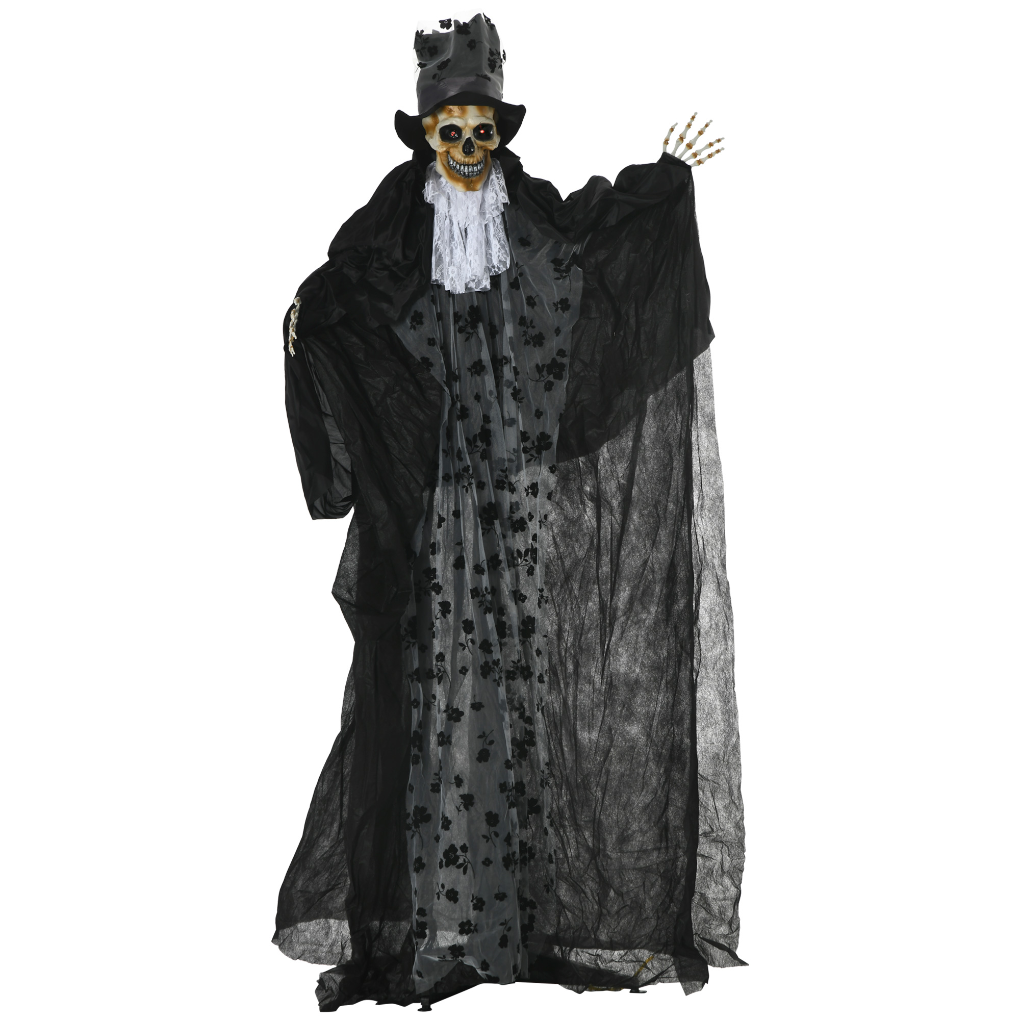 Outsunny Halloween-Dekoration 183cm bewegliches Gespenst Bräutigam in Leben günstig online kaufen