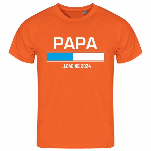 deinshirt Print-Shirt Herren T-Shirt Papa loading Funshirt mit Motiv günstig online kaufen