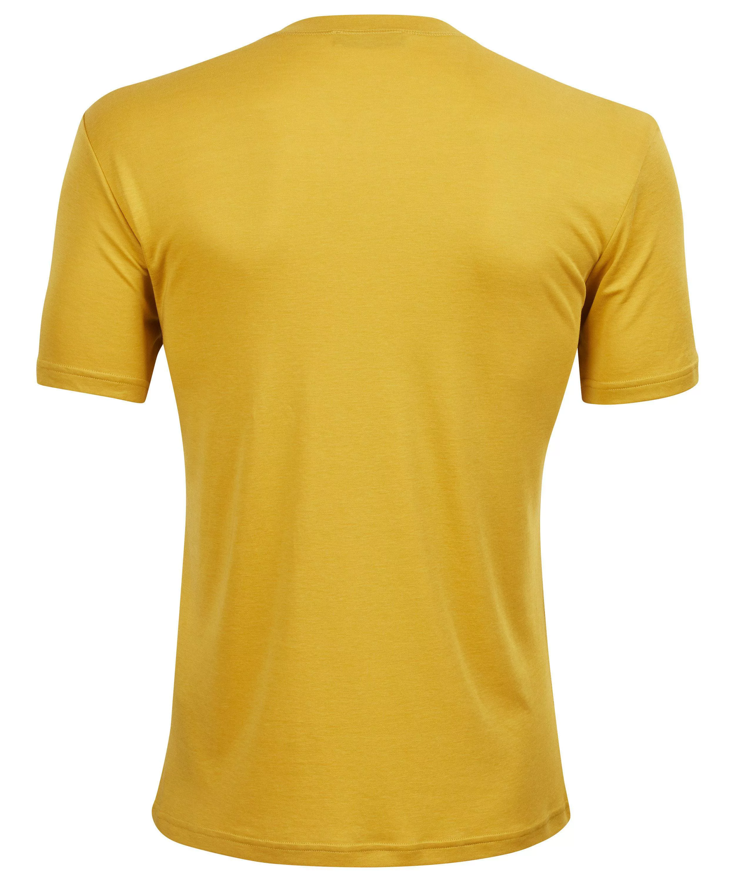FALKE Herren T-Shirt V-Ausschnitt, XL, Gelb, Uni, Baumwolle, 1160281-119105 günstig online kaufen