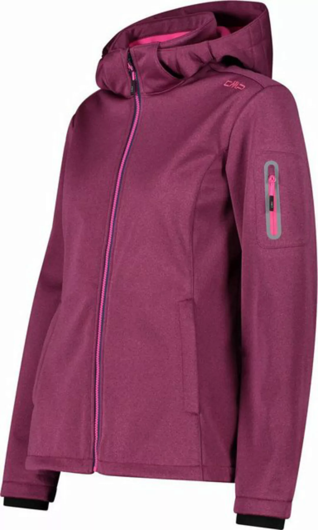 CMP Funktionsjacke WOMAN JACKET ZIP HOOD FUXIA MEL. günstig online kaufen