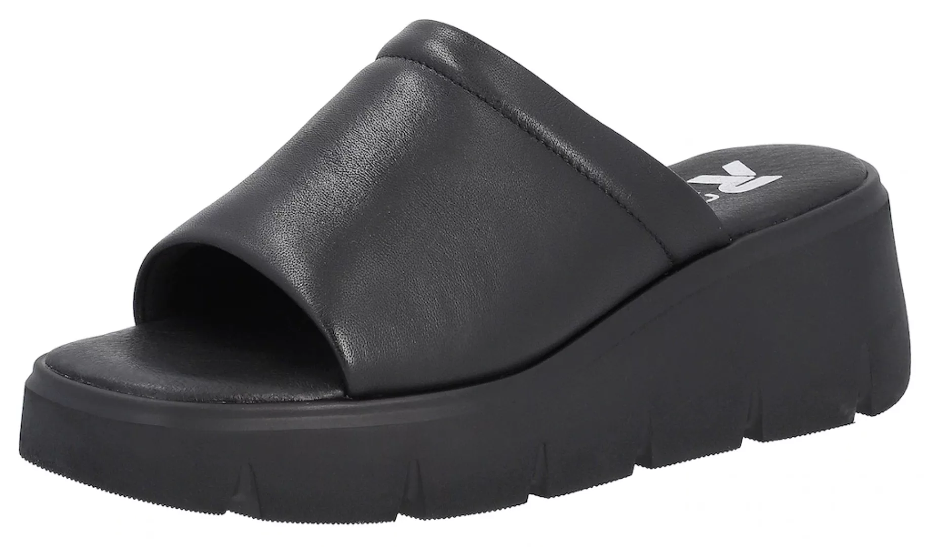 Rieker EVOLUTION Pantolette, Plateau, Sommerschuh, Schlappen mit gepolstert günstig online kaufen