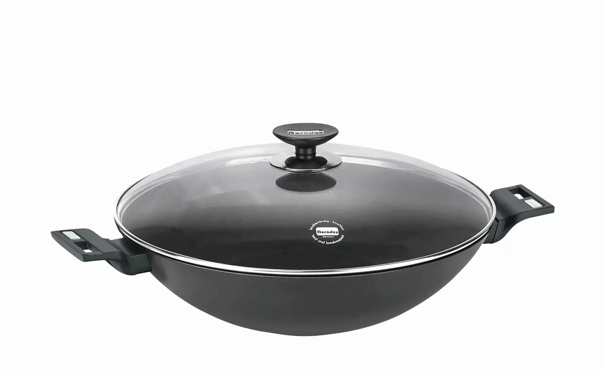 Berndes Wok mit Deckel  b.smart ¦ schwarz ¦ Aluminium Ø: 36 Töpfe & Pfannen günstig online kaufen