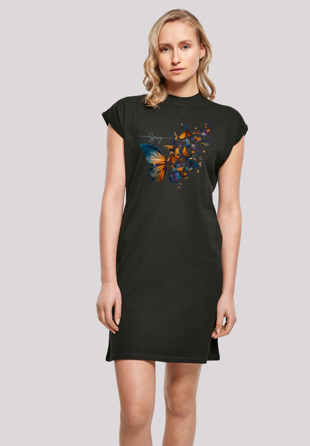 F4NT4STIC Shirtkleid "Schmetterling Frühling", Print günstig online kaufen