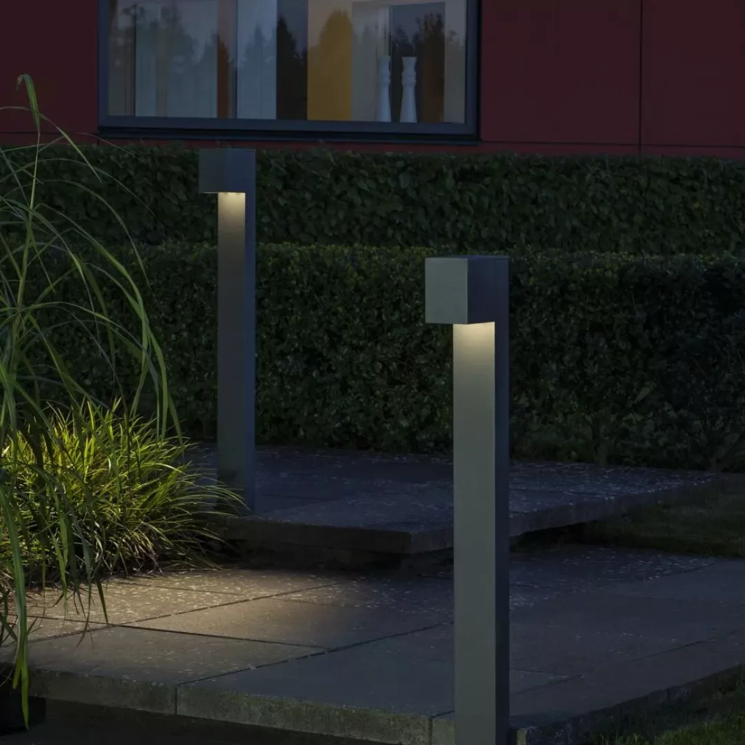 LED Wegeleuchte Cremona aus Aluminium in Anthrazit günstig online kaufen