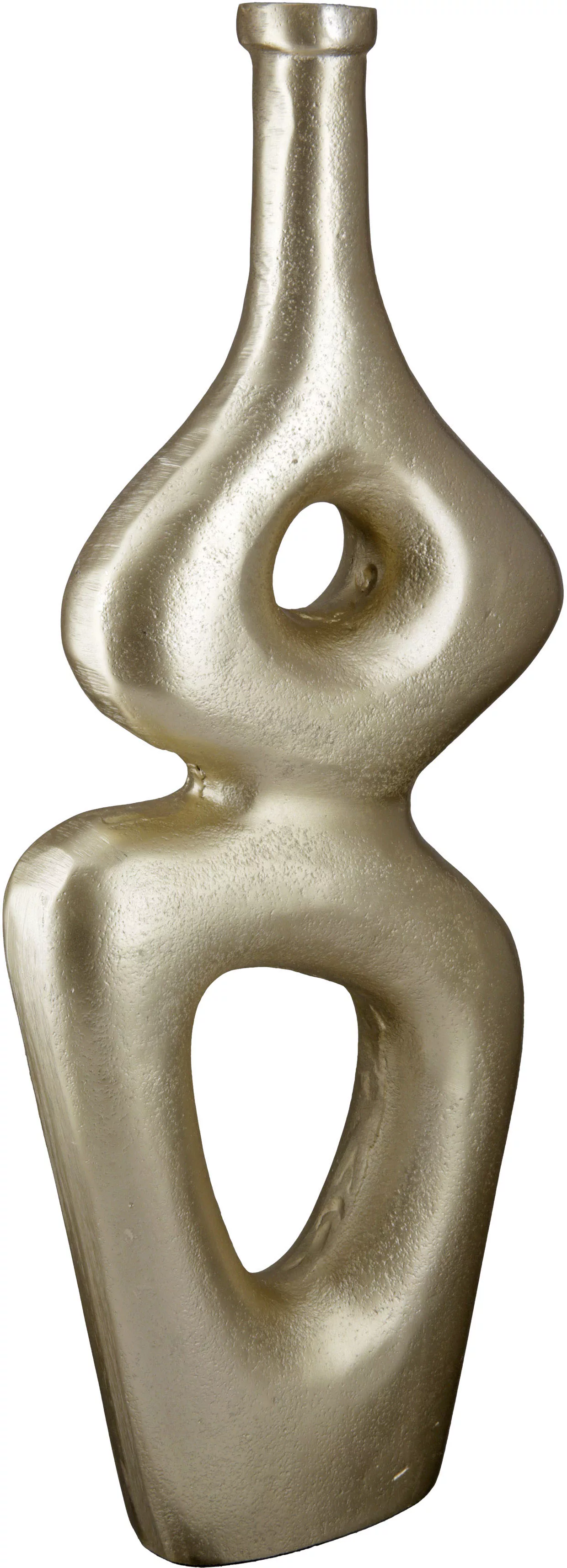 Casablanca by Gilde Dekovase »Formas«, (1 St.), Vase aus Aluminium, Dekoobj günstig online kaufen