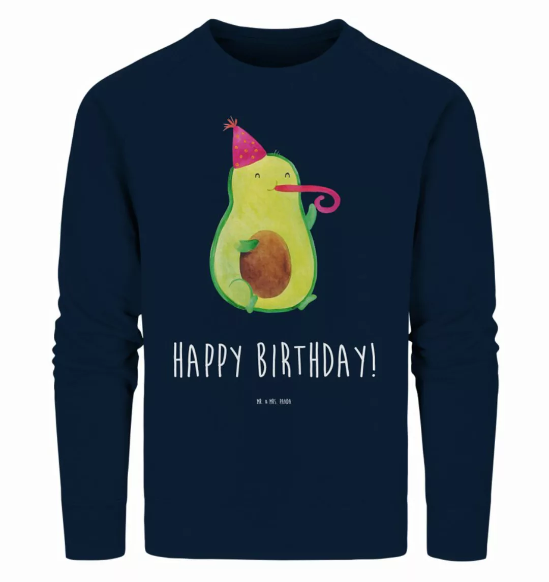 Mr. & Mrs. Panda Longpullover Größe L Avocado Geburtstag - French Navy - Ge günstig online kaufen