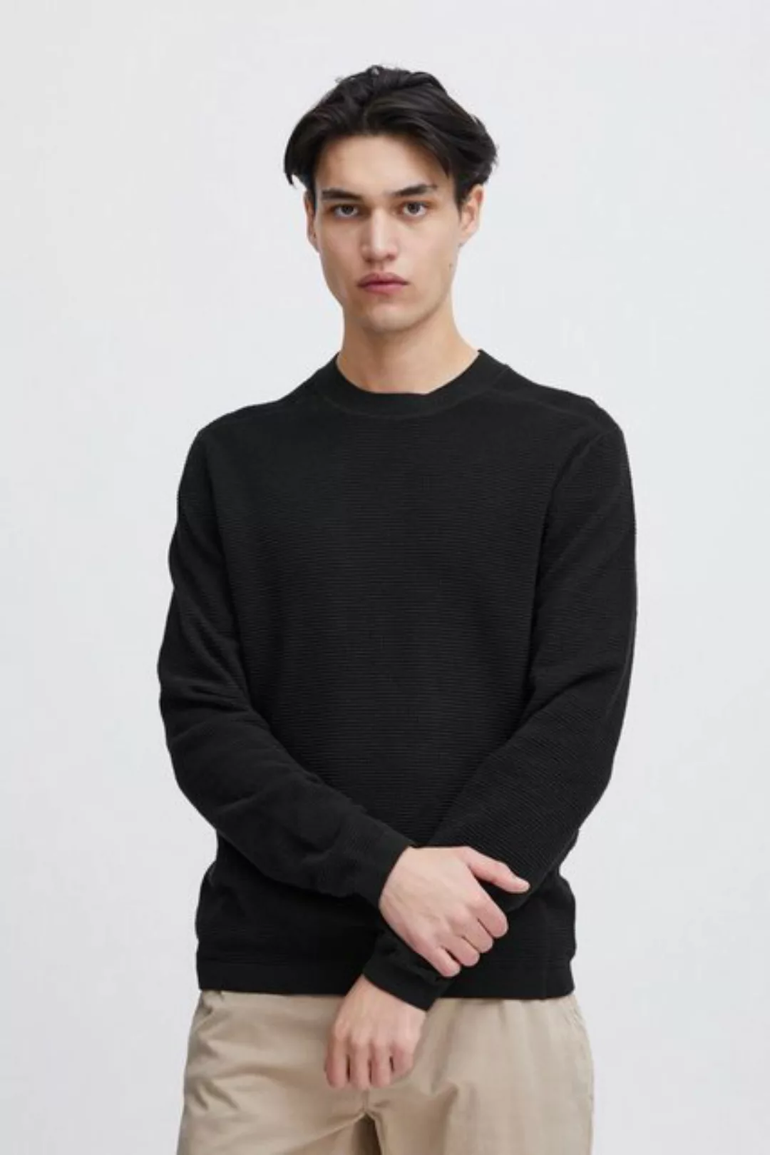 Casual Friday Strickpullover CFKarl waffle crew neck knit basic Strickpullo günstig online kaufen