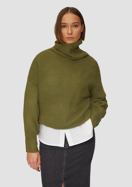 s.Oliver Strickpullover Oversized Pullover mit Rollkragen günstig online kaufen