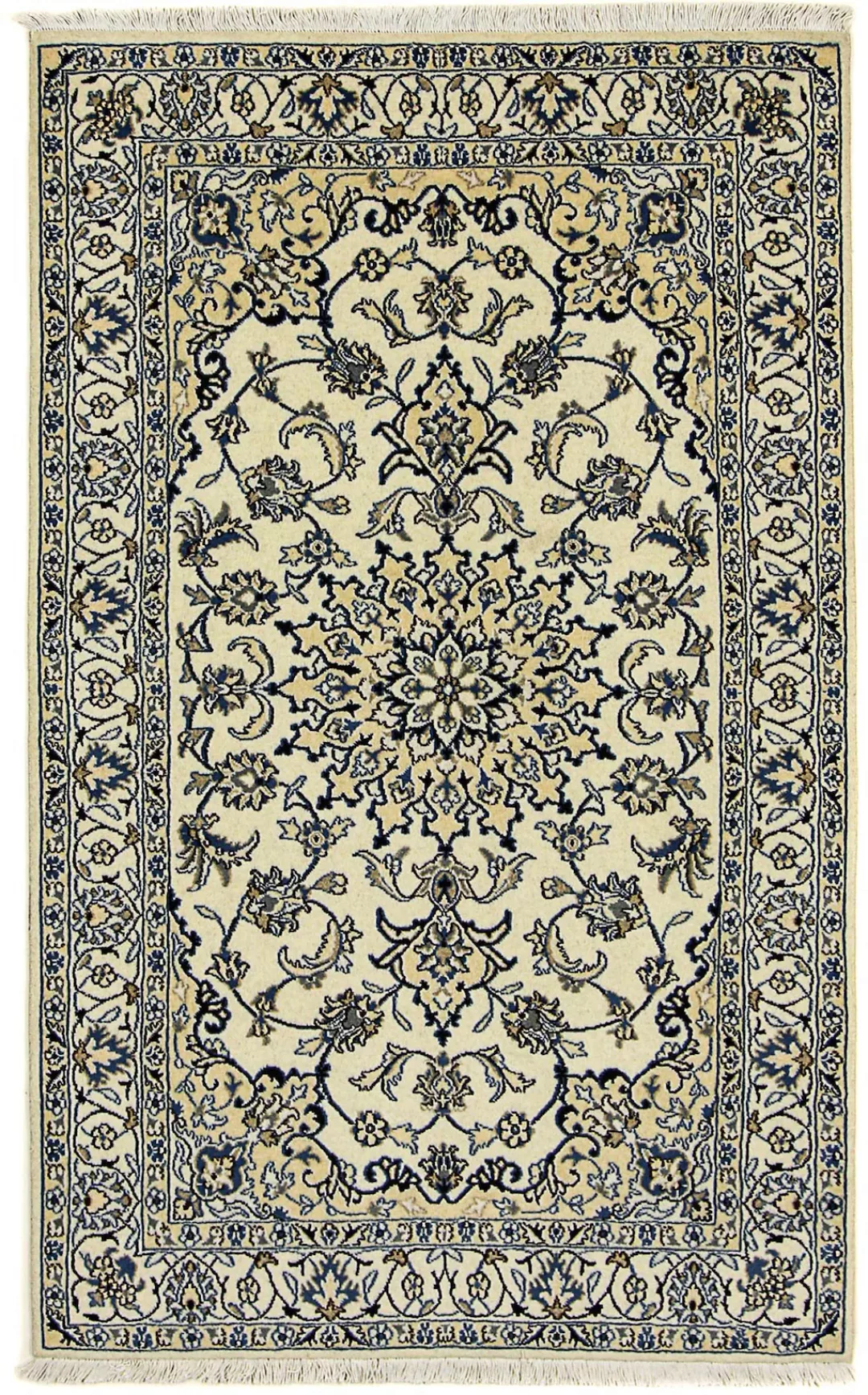 morgenland Orientteppich »Perser - Nain - 203 x 125 cm - beige«, rechteckig günstig online kaufen