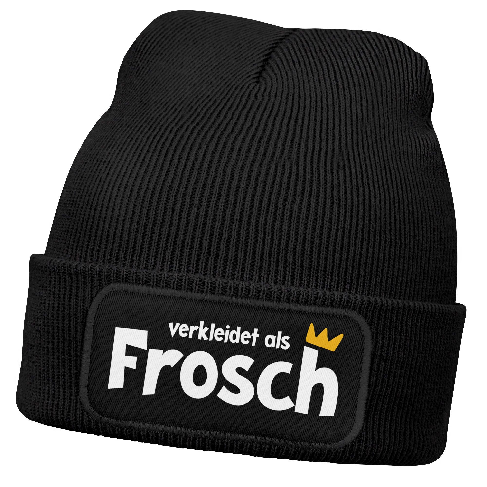 MoonWorks Strickmütze Herren Beanie Patch Fasching günstig online kaufen