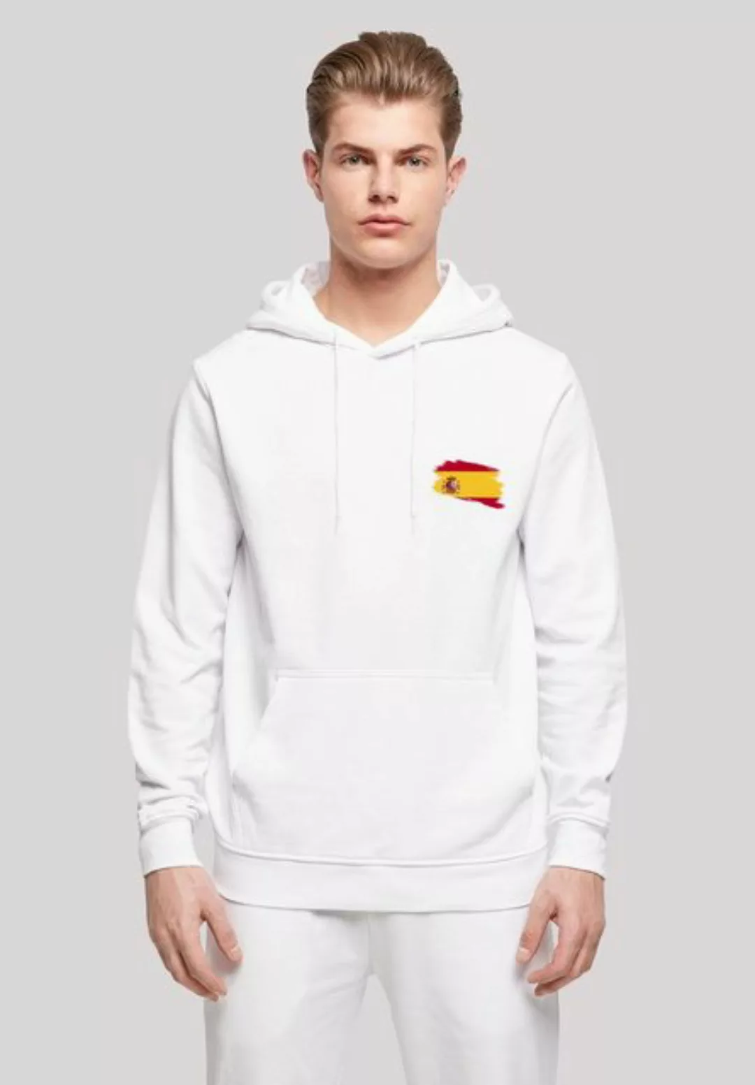 F4NT4STIC Kapuzenpullover Spain Spanien Flagge Print günstig online kaufen