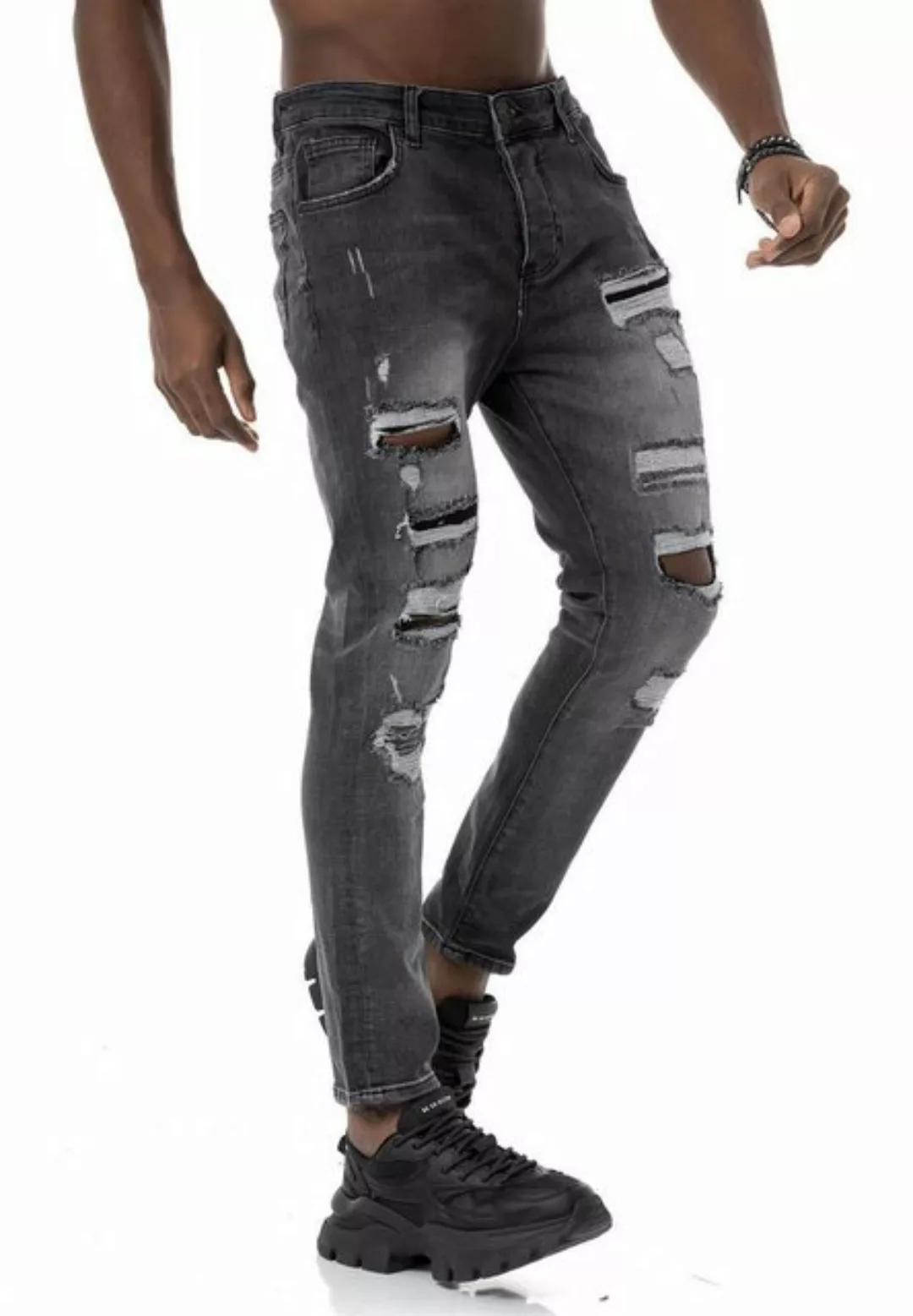 RedBridge Destroyed-Jeans im praktischen 5-Pocket-Style 5-Pocket-Style günstig online kaufen