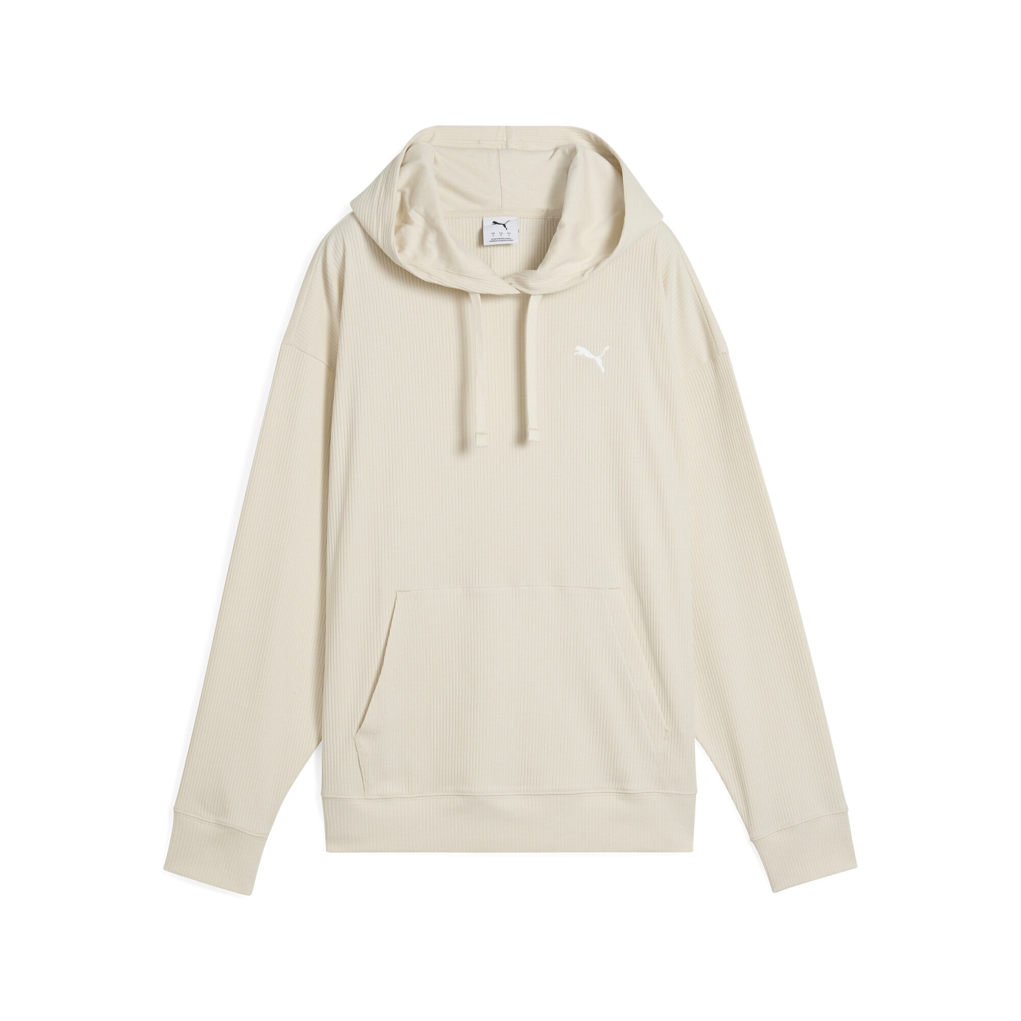 PUMA Hoodie "ESS ELEVATED Bequemer gerippter Hoodie Damen" günstig online kaufen