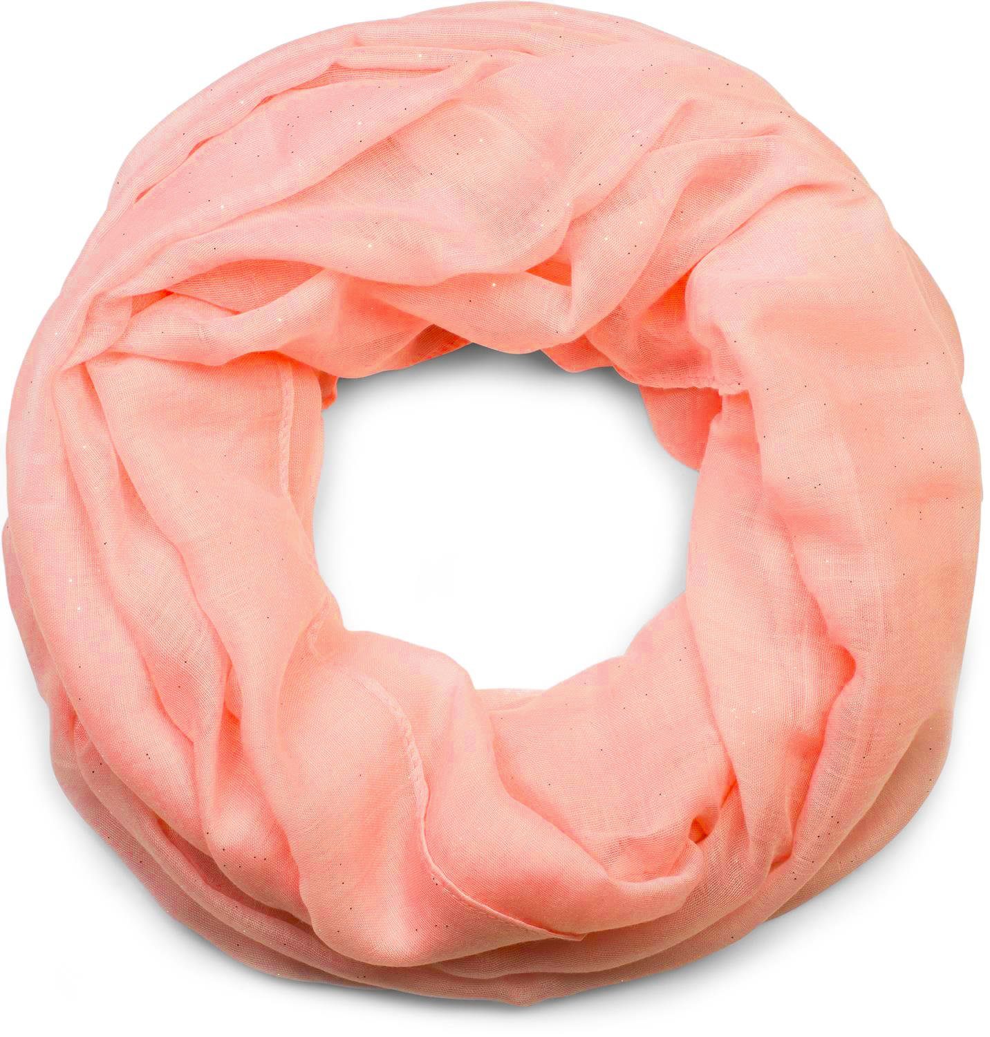styleBREAKER Loop Loop mit Glitzer unifarben, günstig online kaufen