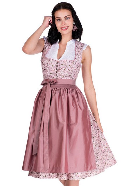 Berwin & Wolff Dirndl Midi Dirndl 2tlg. - PASQUALA - rosa günstig online kaufen