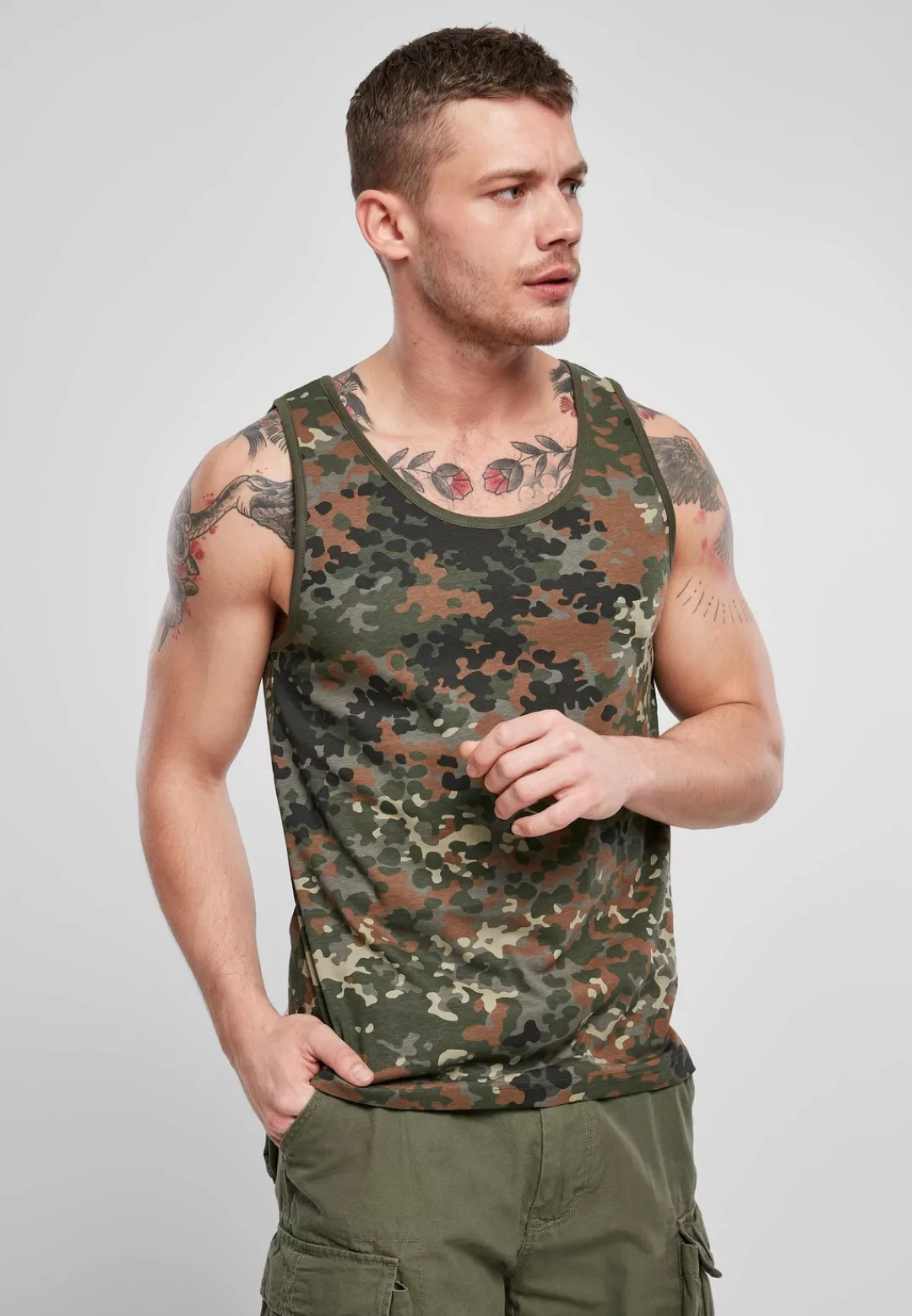 Brandit Tanktop Brandit Tank Top Army günstig online kaufen