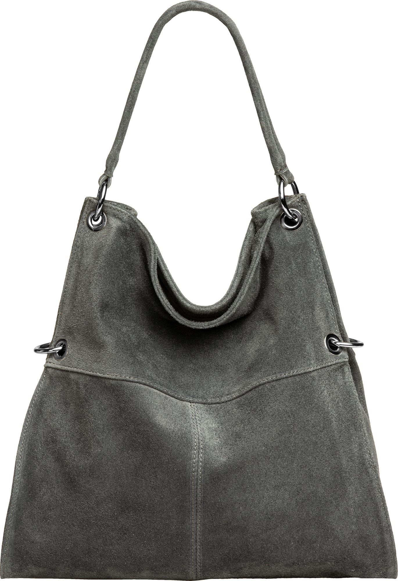 Caspar Schultertasche Große Vintage Damen Leder günstig online kaufen