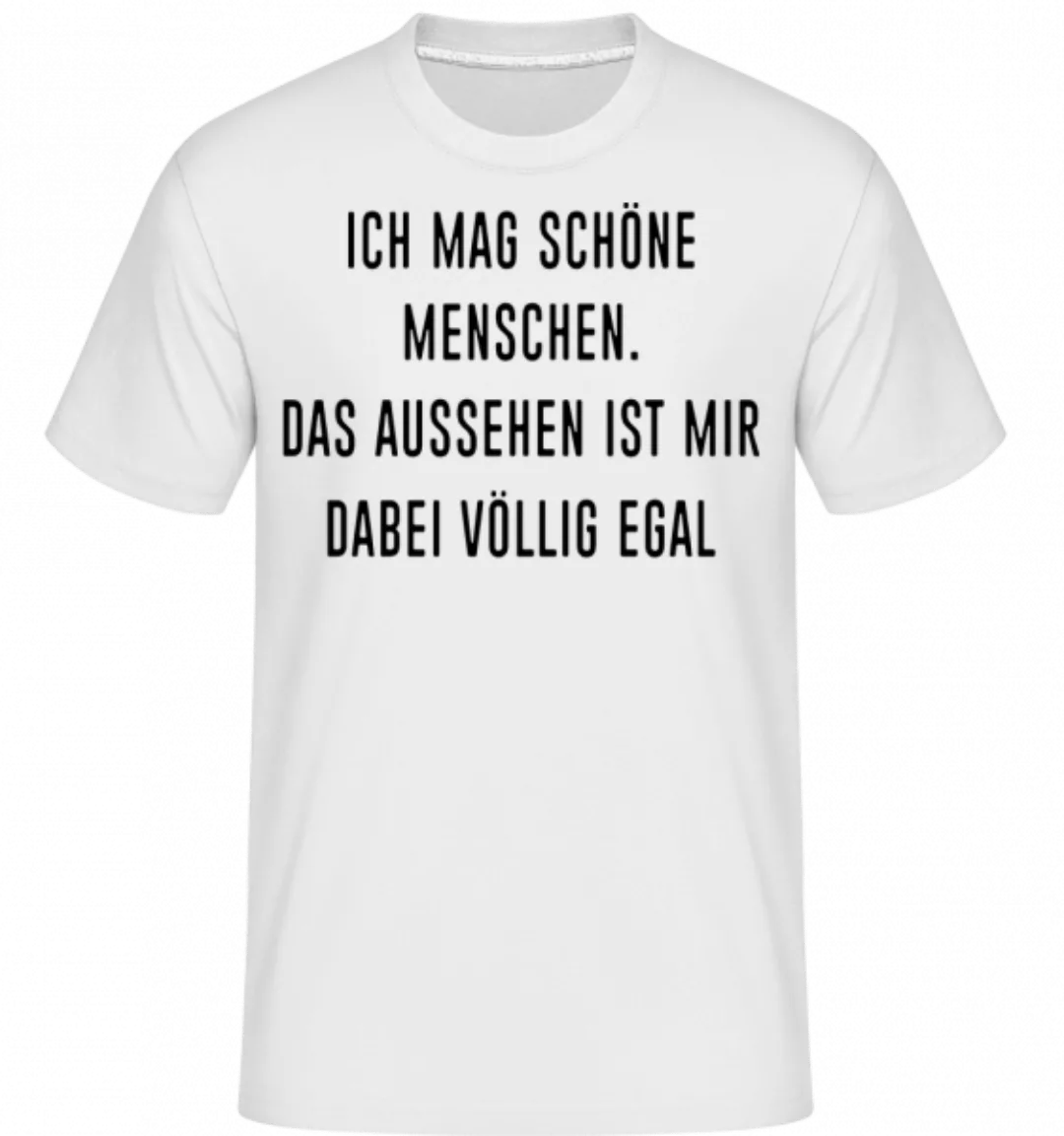 Ich Mag Schöne Menschen · Shirtinator Männer T-Shirt günstig online kaufen