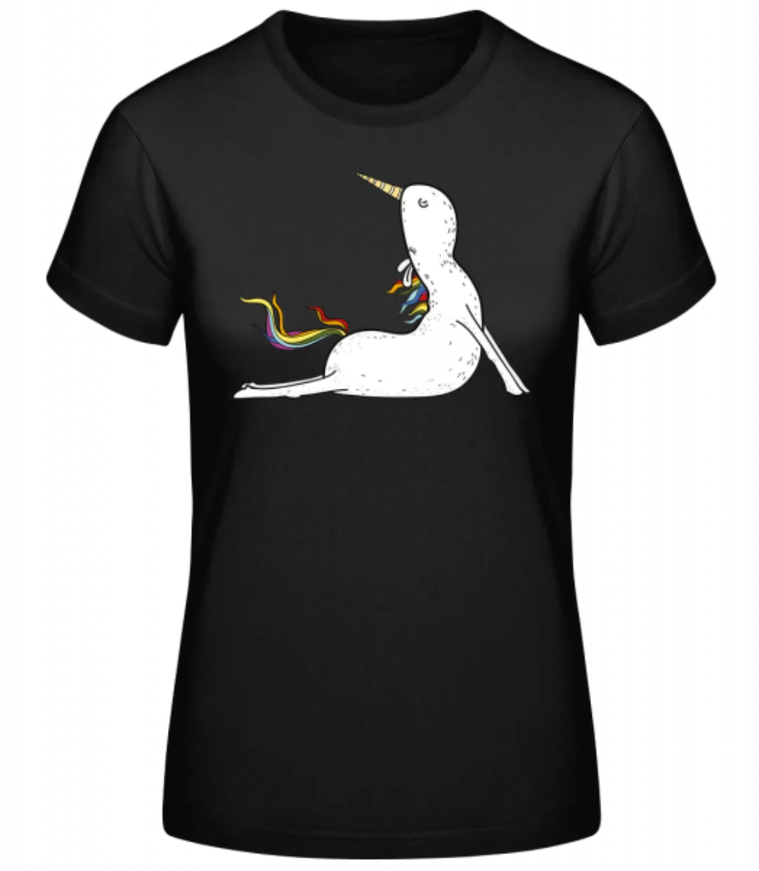 Yoga Einhorn Die Kobra · Frauen Basic T-Shirt günstig online kaufen