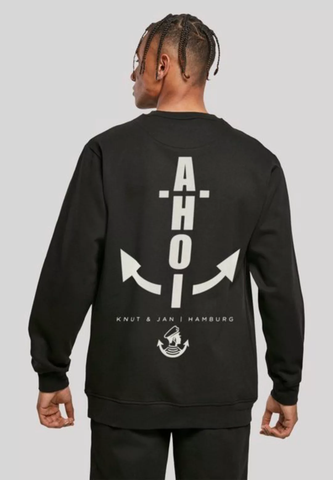 F4NT4STIC Kapuzenpullover Herren Sweatshirt Ahoi Anker Knut & Jan Hamburg P günstig online kaufen