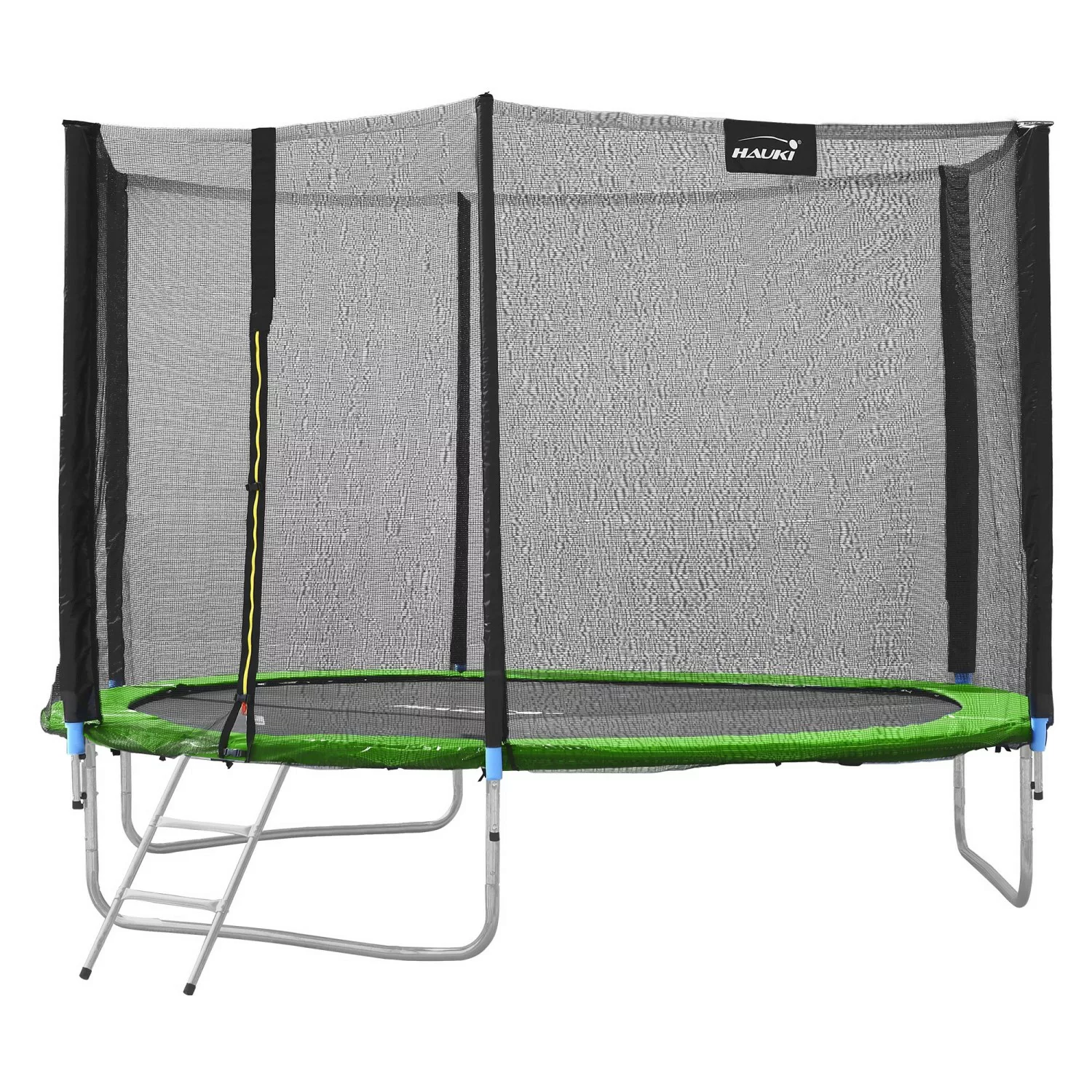 Hauki Trampolin Outdoor 305cm Grün GS Geprüft Rundes Gartentrampolin bis 15 günstig online kaufen