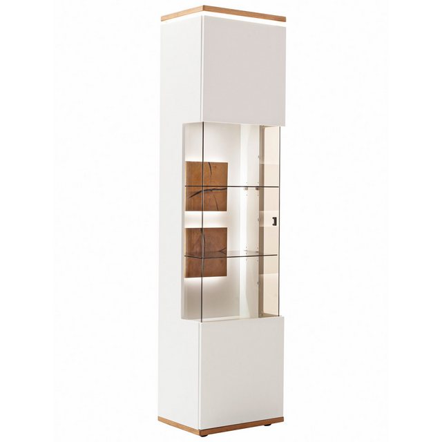 expendio Vitrine Matrell 1 Soft white lackiert, 50x203x37 cm günstig online kaufen