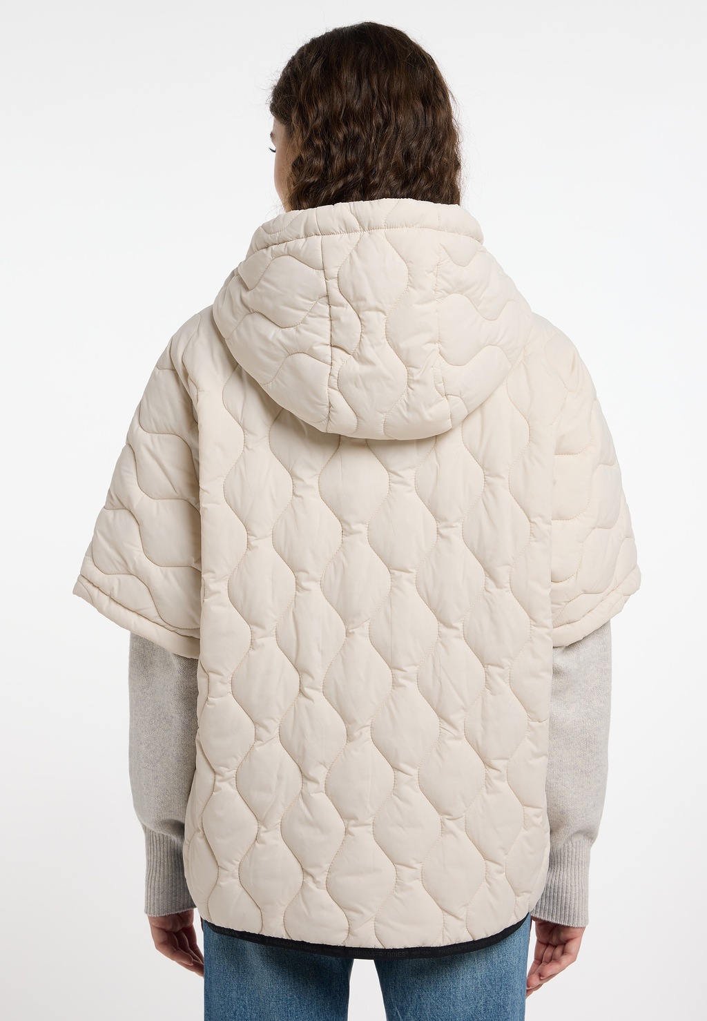 Frieda & Freddies Steppjacke "Down-Like Jacket / Royality Cape", mit Kapuze günstig online kaufen