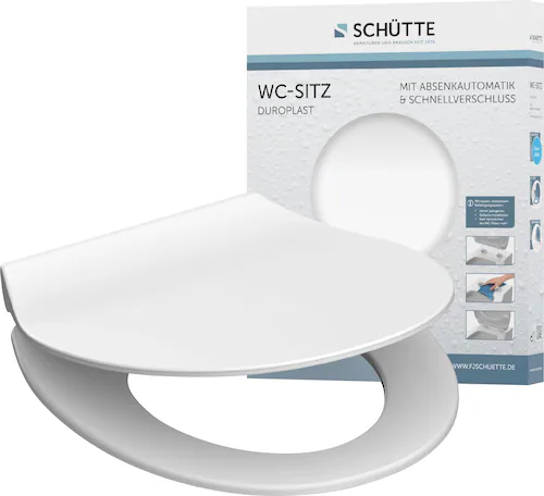 Schütte WC-Sitz »SLIM«, Duroplast, Absenkautomatik, Schnellverschluss, beso günstig online kaufen