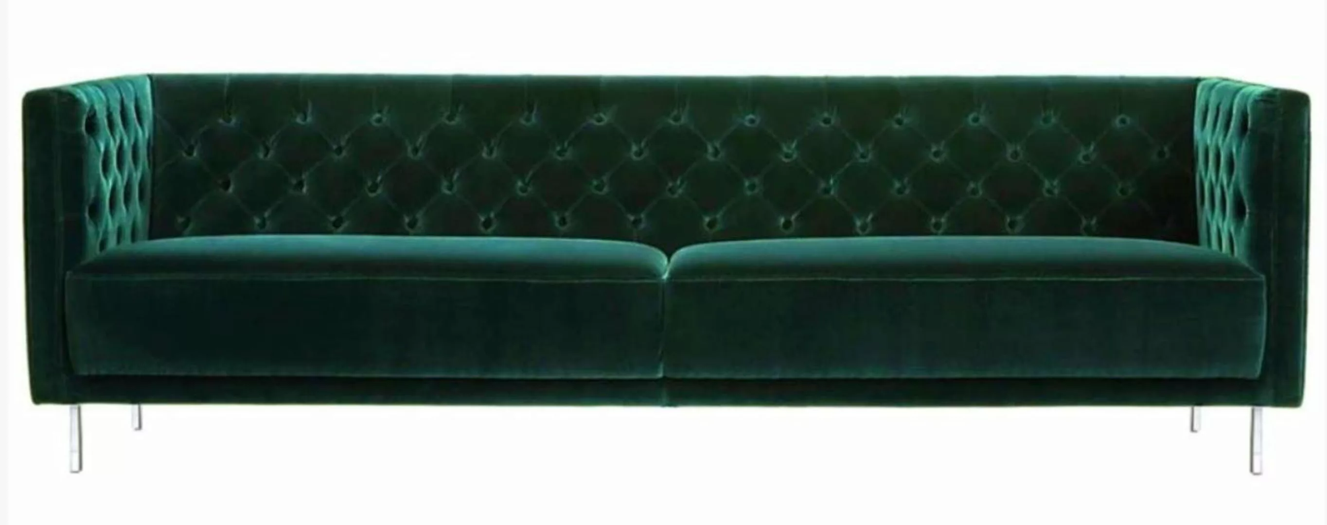 JVmoebel Chesterfield-Sofa Violetter Chesterfield Dreisitzer 3-Sitzer Sofa günstig online kaufen