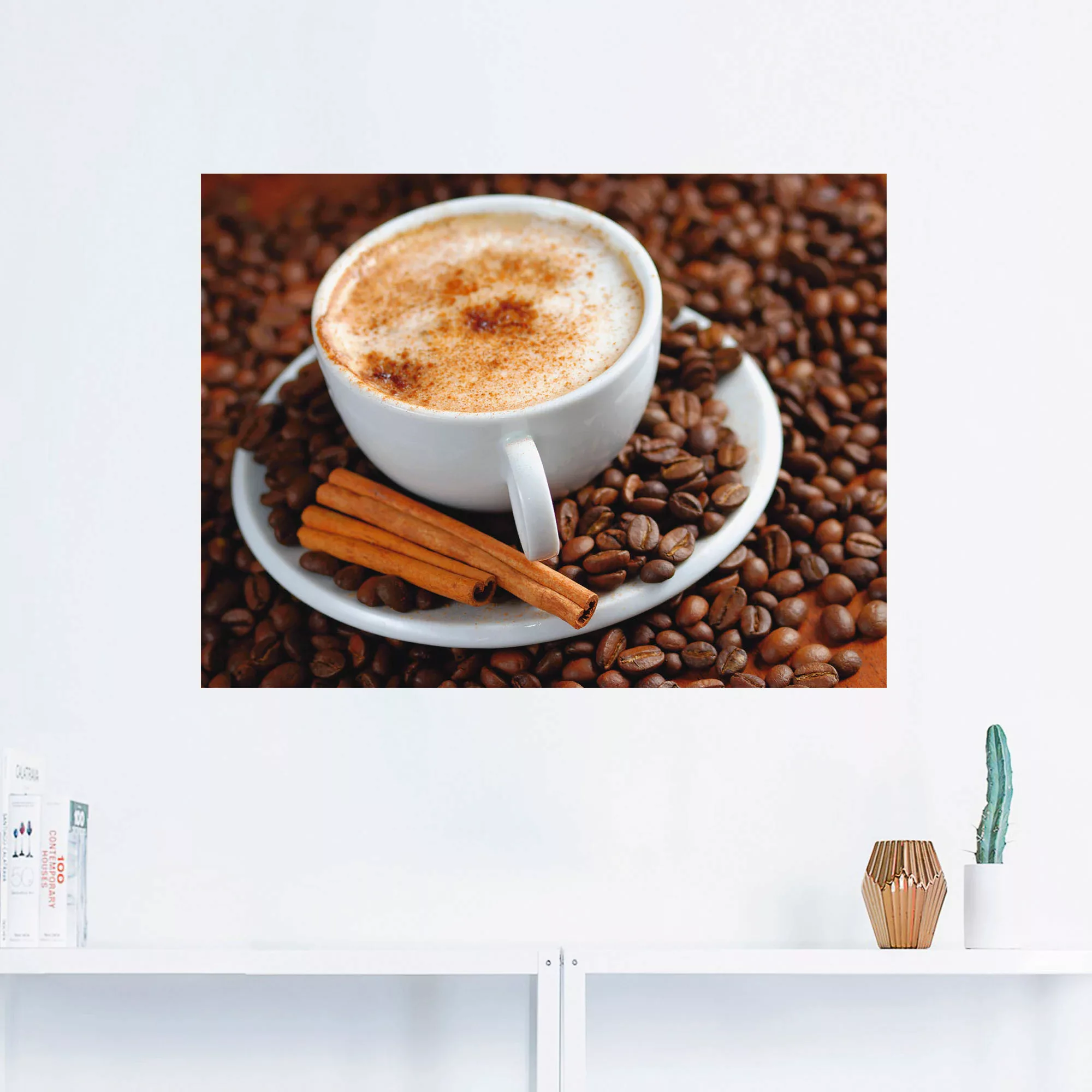 Artland Wandbild »Cappuccino - Kaffee«, Getränke, (1 St.), als Alubild, Out günstig online kaufen