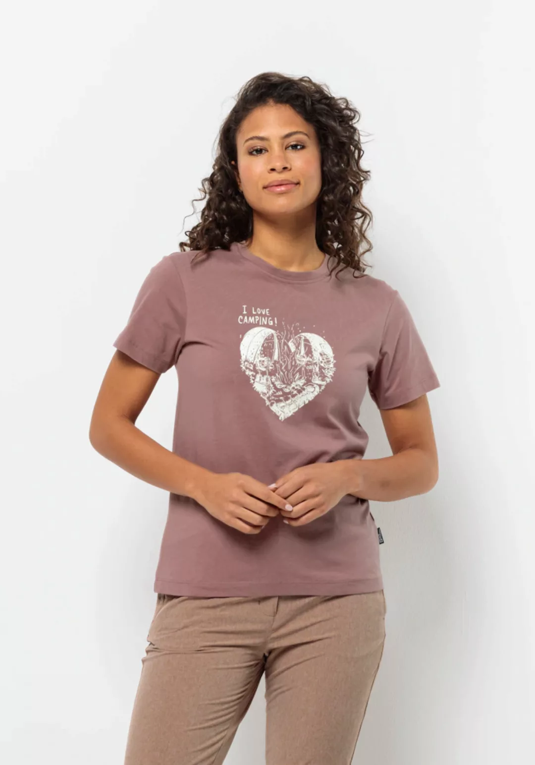 Jack Wolfskin T-Shirt "CAMPING LOVE T W" günstig online kaufen