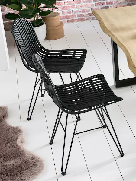 SIT Rattanstuhl »Rattan Vintage«, Shabby Chic, Vintage günstig online kaufen