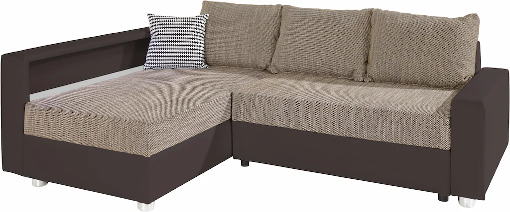 COLLECTION AB Ecksofa "Relax L-Form", inklusive Bettfunktion, Federkern, wa günstig online kaufen