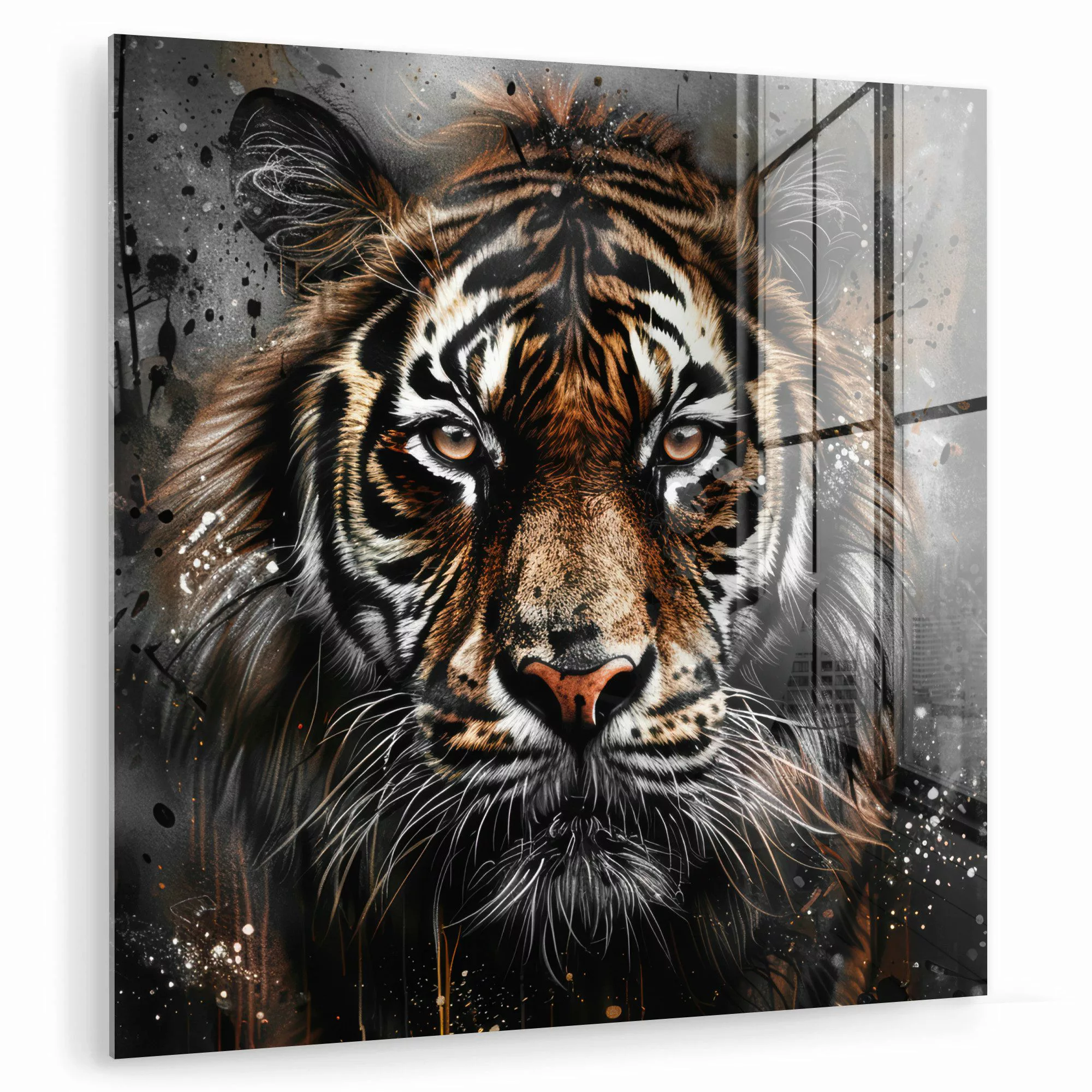 MuchoWow Acrylglasbild Tiger - Tiere - günstig online kaufen