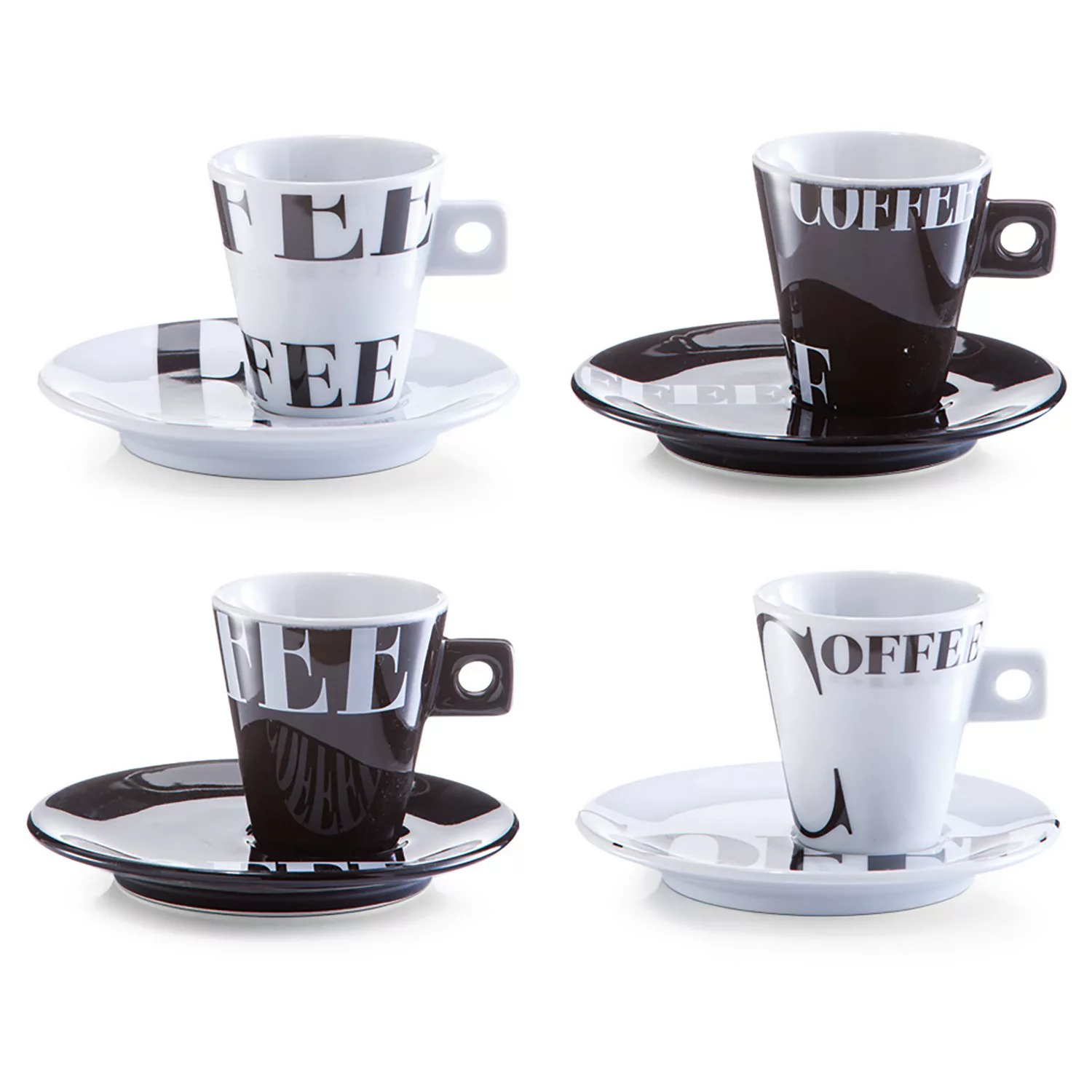 home24 Espresso-Set Coffee Style (8-tlg.) günstig online kaufen